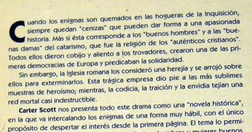 Carter Scott Los Cátaros 1996 Enigmas De La Historia