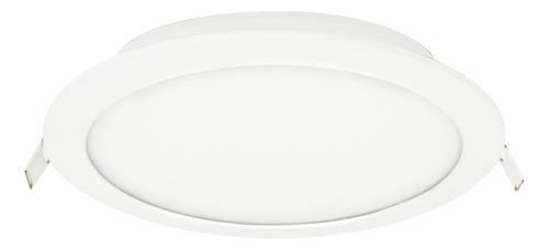 Panel Plafon Led Embutir 18w Redondo Blanco Luz Blanca Fria