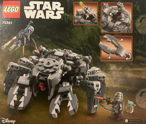 Lego Star Wars Spider Tank, tanque araña, 526 piezas, 75361