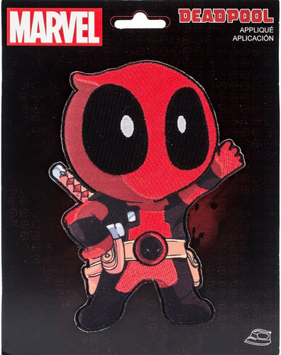 Marvel Comics Iron-on Applique-deadpool Anime