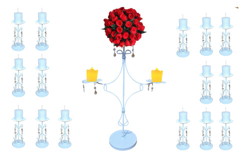 15--candelabros,porta Vela ,centro De Mesa + 1 Central