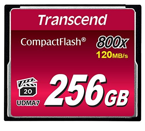 Transcend 256gb Compactflash Memory Card 800x