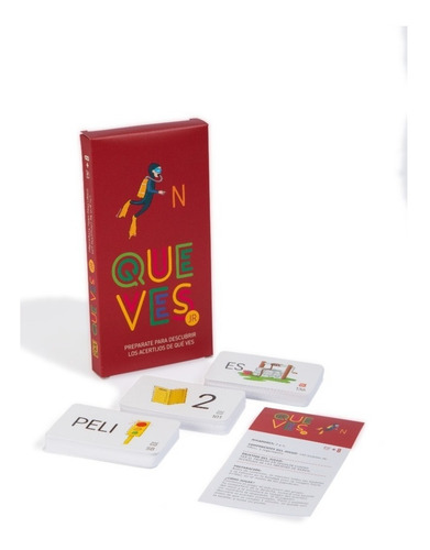 Imagen 8 de 12 de Que Ves Jr Junior Juego De Mesa Cartas Yetem