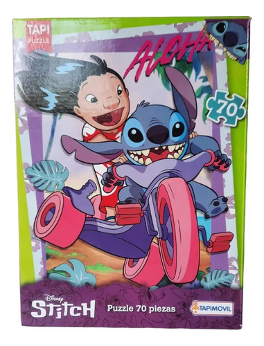 Puzzle 70 Piezas Rompecabezas Lilo Y Stitch Pelicula Disney 