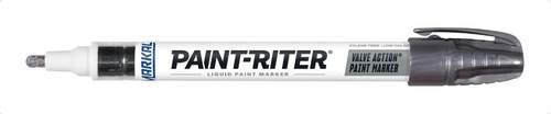 Marcador Fibra Pintura Fibron Markal Valve Action - Made Usa Color Aluminio