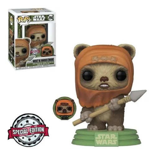 Funko Pop 290 Wicket W. Warrick Star Wars Edicion Limitada