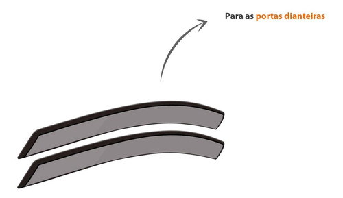 Kit Calha Chuva Defletor 4 Portas Toyota Corolla - Tg Poli