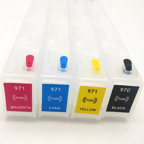 Kit Cartuchos Rellenables Sin Chip Para Hp 970 974 973 972 (Usado)