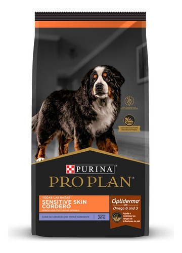 Proplan Adulto Sensitive Skin Cordero Todas Las Razas 3 Kg