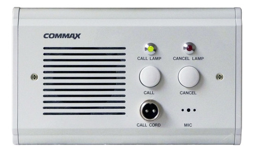 Commax Subestación De Intercomunicación Analogica Commax Jns-101 Color Gris