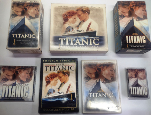 Pack Titanic Cd Dvd Cassette Vhs 