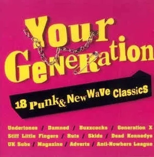 Imagem 1 de 2 de Cd Your Generation 18 Punk & New Wave Classics Comp. Ed. Uk