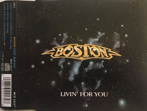 Boston - Livin' For You Cd Single From Walk On 1994 Alemania