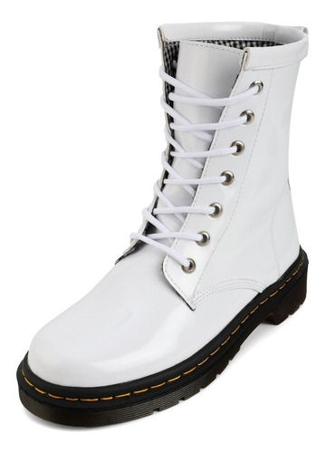 Bota Charol Villabonr Vdm-5034 Blanco