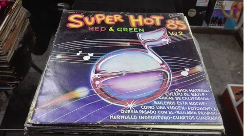 Lp Super Hot 85 Vol.2 En Acetato,long Play