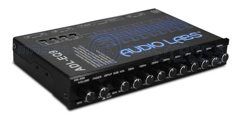 Ecualizador Gráfico De 9 Bandas Audio Labs Adl-eq9 8v Led