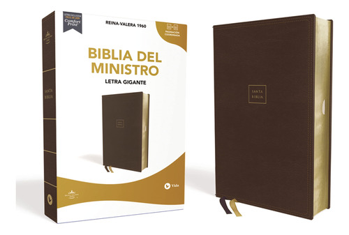 Reina Valera 1960 Santa Biblia Del Ministro, Letra Gigante,