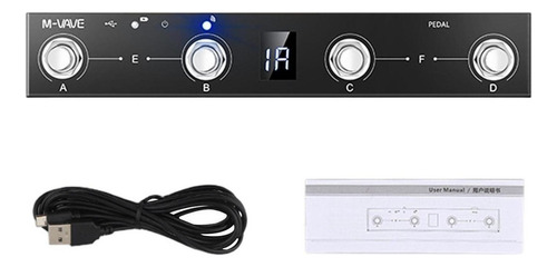 Controlador De Pedal Midi Compacto, Guitar Floor N -