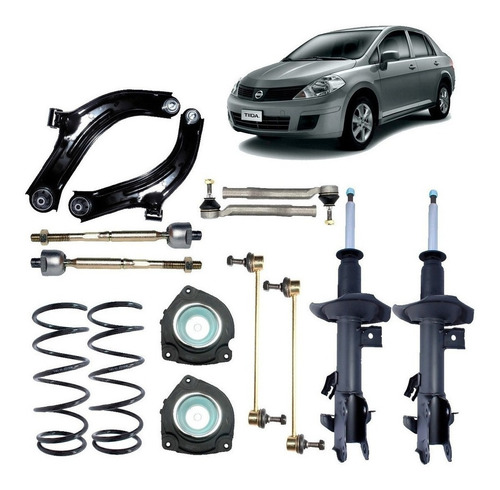 Kit Suspension Para Nissan Tiida 1.6 Hr16de 2009 2010