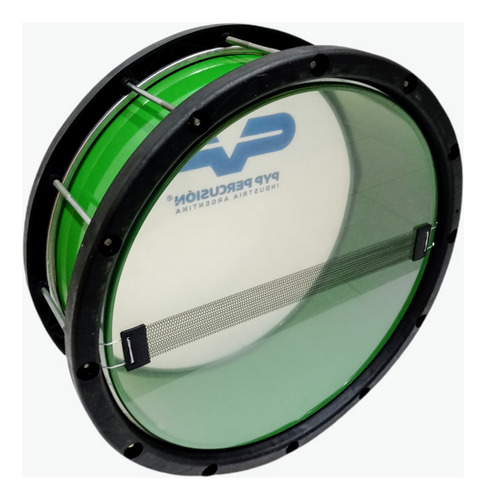 Redoblante Alto 14 Pyp Percusion Murga Comparsa Egresados Casco Verde