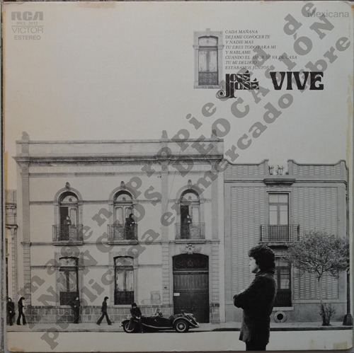 Vive - José José (1974), Disco Lp Rca Victor, Funda Plegable