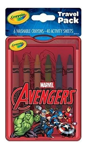 Crayola Avengers Coloring Kit Regalo De Actividad De Viaj