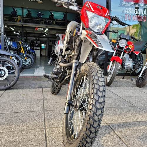 Imagen 9 de 16 de Gilera Sahel 150 Enduro 0km 2023 Rojo Ap Motos Corven Triax