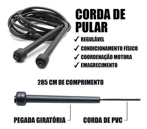 Imagem 3 de 6 de Kit Treino Agilidade Cones Escada Argolas De Circuito Corda