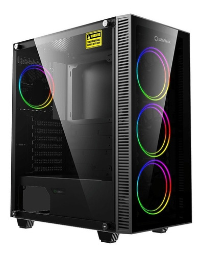 Gabinete Gamer Gamemax Draco Xd Rgb Vidrio Templado Ctman