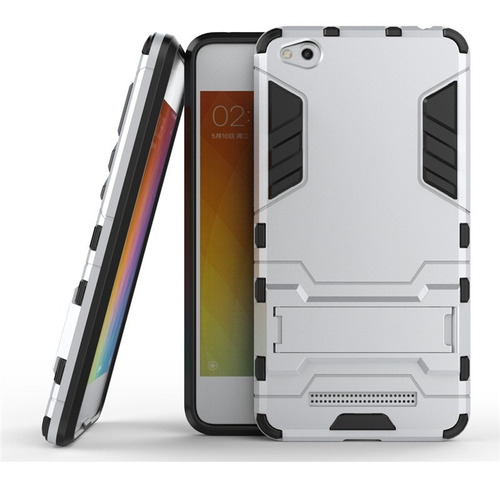 Funda Iron Case Para Xiaomi Redmi 4a Uso Rudo Con Cristal