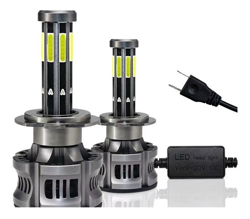 Carguia Kit De Luces Focos Led 8 Caras H4 100w 6000k