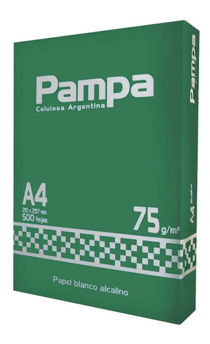 Papel Fotocopia Pampa A4 75g X500 Hojas Districomp