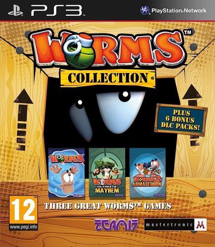 Jogo Worms Collection Ps3 Playstation 3 - Mídia Física