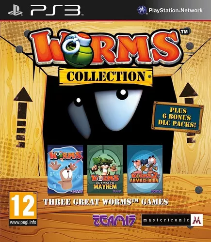Jogo Worms Collection Ps3 Novo