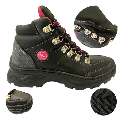 Bota Trekking 39 Al 46 Resistente Nieve - Barro   Jeans710