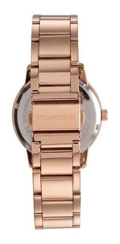 Imagem 5 de 7 de Relógio Mondaine Feminino Rose + Brinde Brinco 53606lpmvre4