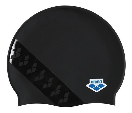 Gorra De Natación Arena Team Stripe Negro