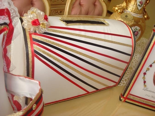 Baul Para Bodas Y 15 Años Elaborado Con Telas Importadas