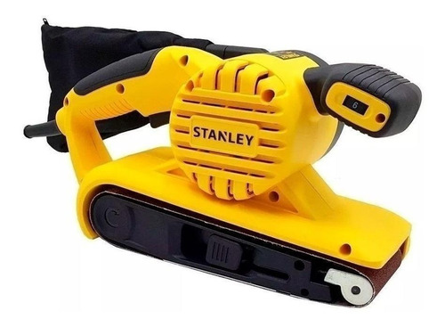 Lixadeira  profissional  de banda Stanley SB90  amarela 900W 127V