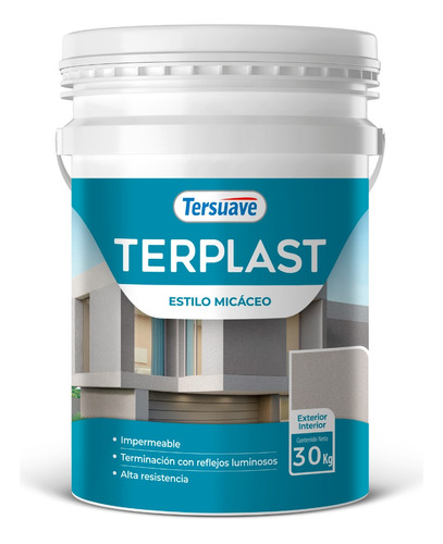 Revestimiento Terplast Micaceo 30kg Blanco Natural