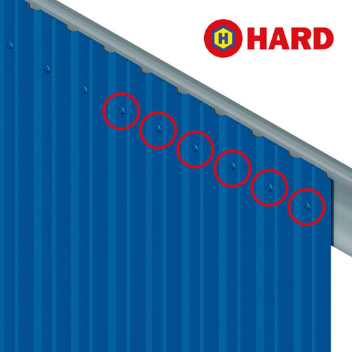 Brocante Durs Ecoseal #12 X 3/4 Azul Ral 5010 Kit C/ 250pcs