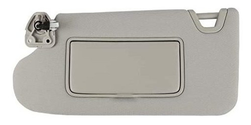 Visera Para El Lado Izquierdo Del Conductor, Color Gris, Con