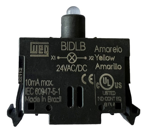 Blocos De Iluminação Led Amarelo 24v Csw-bidlb-3e26 Weg