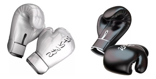 Bonitos Guantes De Boxeo Profesional, 2 Pares, Para Gimnasio