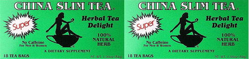 China Slim Tea Super Slim Dieter's Delight All Natural 18 Bo
