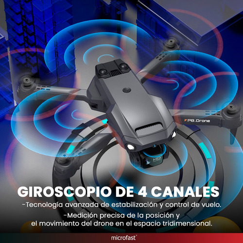 Drone Mini Portátil Giro 360 Wifi + Control 2.4ghz Cámara Hd