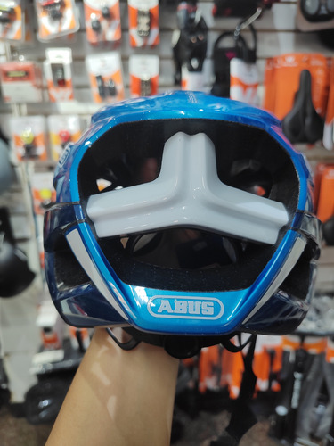 Casco Bicicleta Abus Stormchaser Steel Blue M