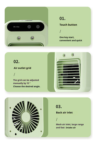 Mini Ventilador Pulverizador Silencioso Portátil C Adecuado