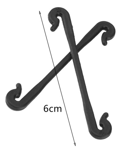 ~ 2 X 200 Uds Clips De Soporte Para Clips De Vid Hebillas De
