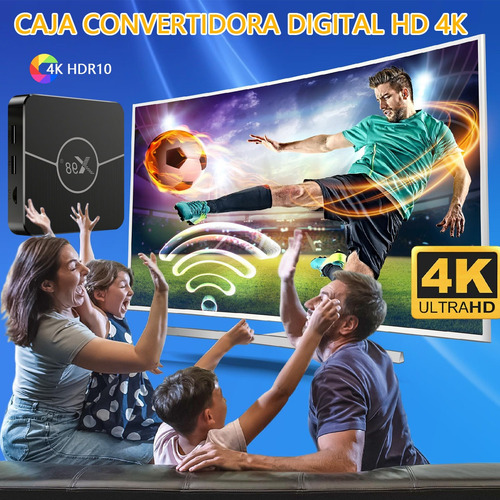 Smart Tv Player 4k Android 11 5g Dual Wifi De 4gb+64gb